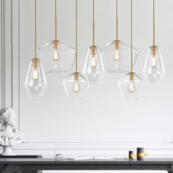 7-light Cluster Kitchen Island Pendant Lighting
