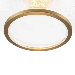 1-Light Corded Seeded Glass Globe Kitchen Pendant Light
