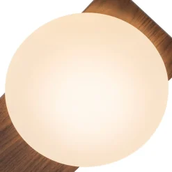 3-Light Dimmable LED Rustic Linear Flush Mount Light
