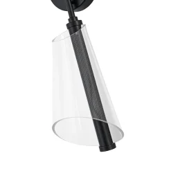 2-Light Dimmable LED Up Down Conical Vanity Wall Sconce
