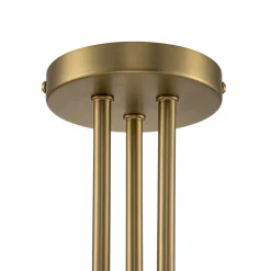 3-Light Frosted Glass Globe Ceiling Light