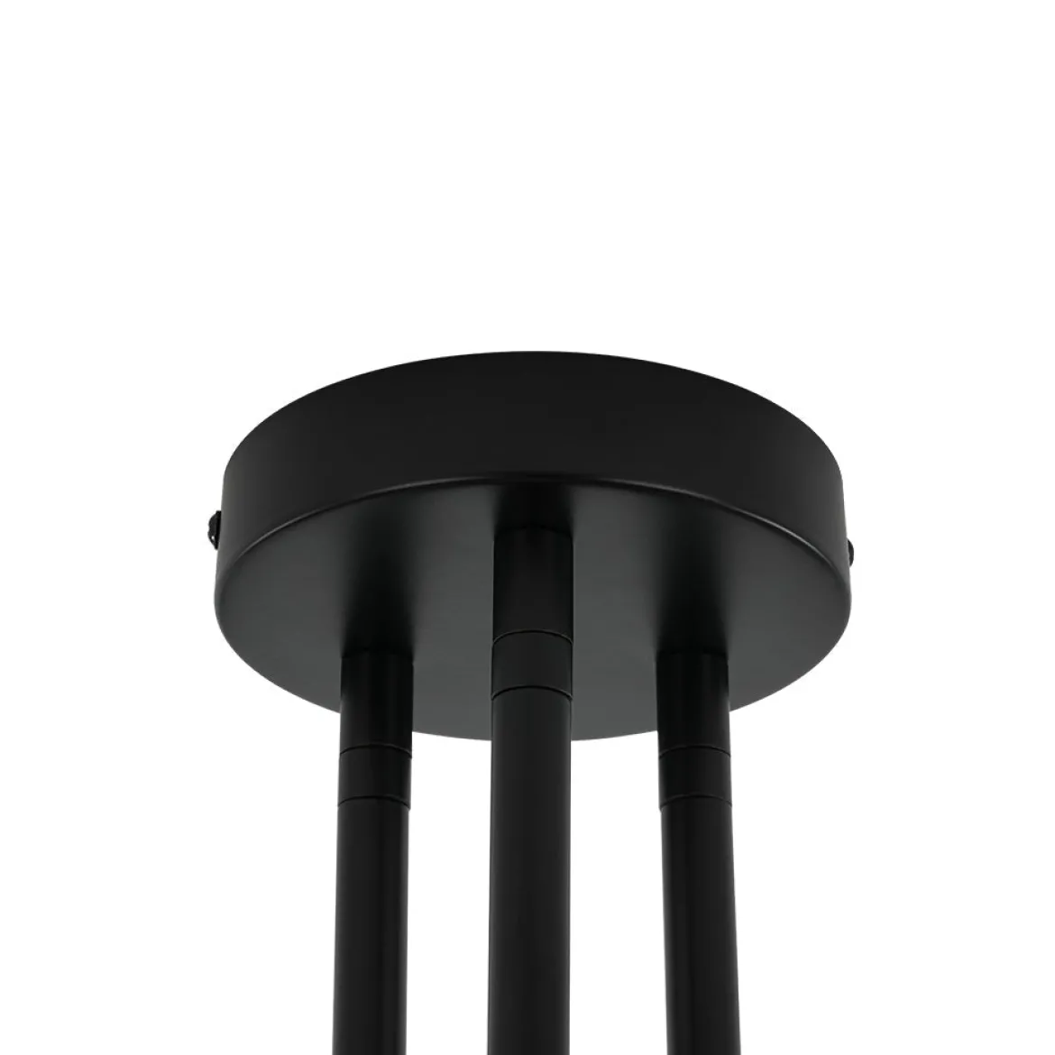 6-Light Smoked Glass Globe Linear Sputnik Semi Flush