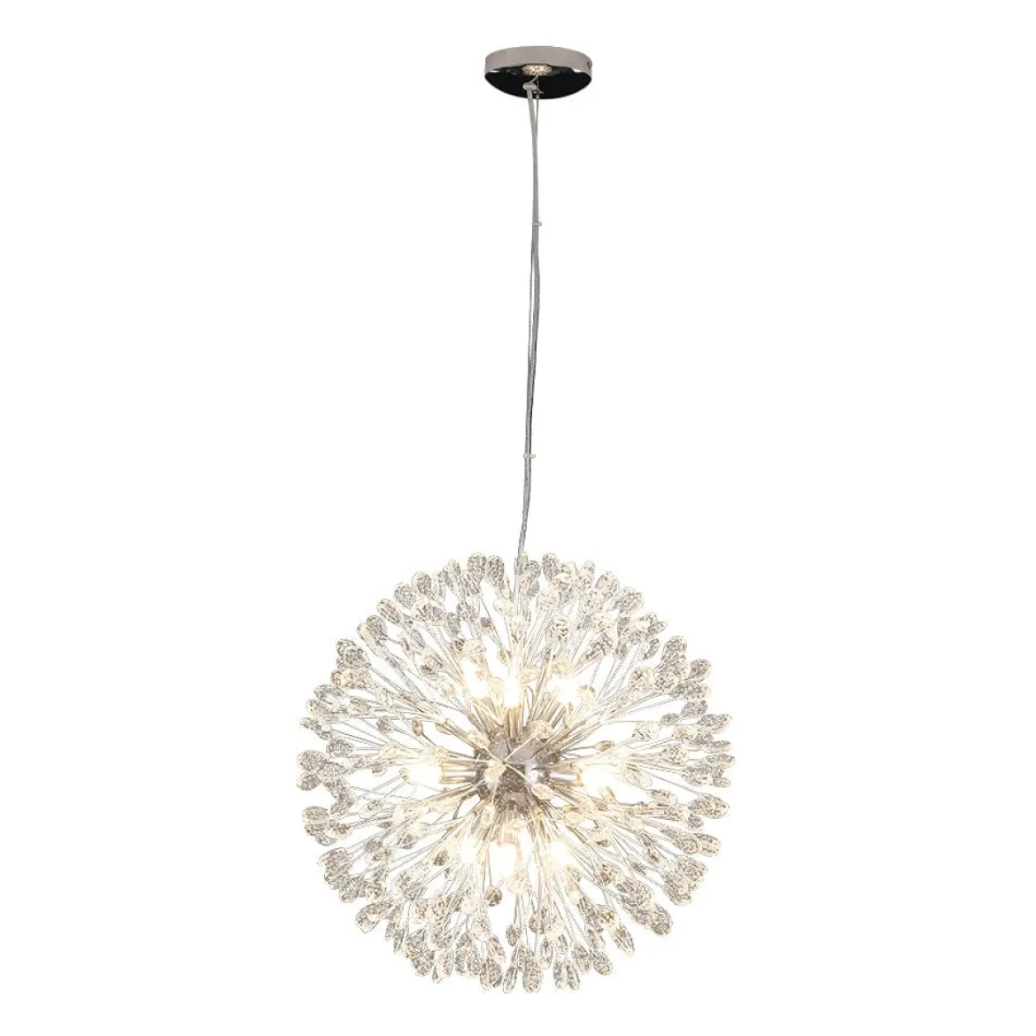 Luxury Bloom Dandelion Crystal Firework Chandelier