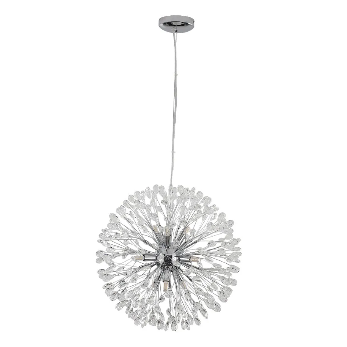 Luxury Bloom Dandelion Crystal Firework Chandelier