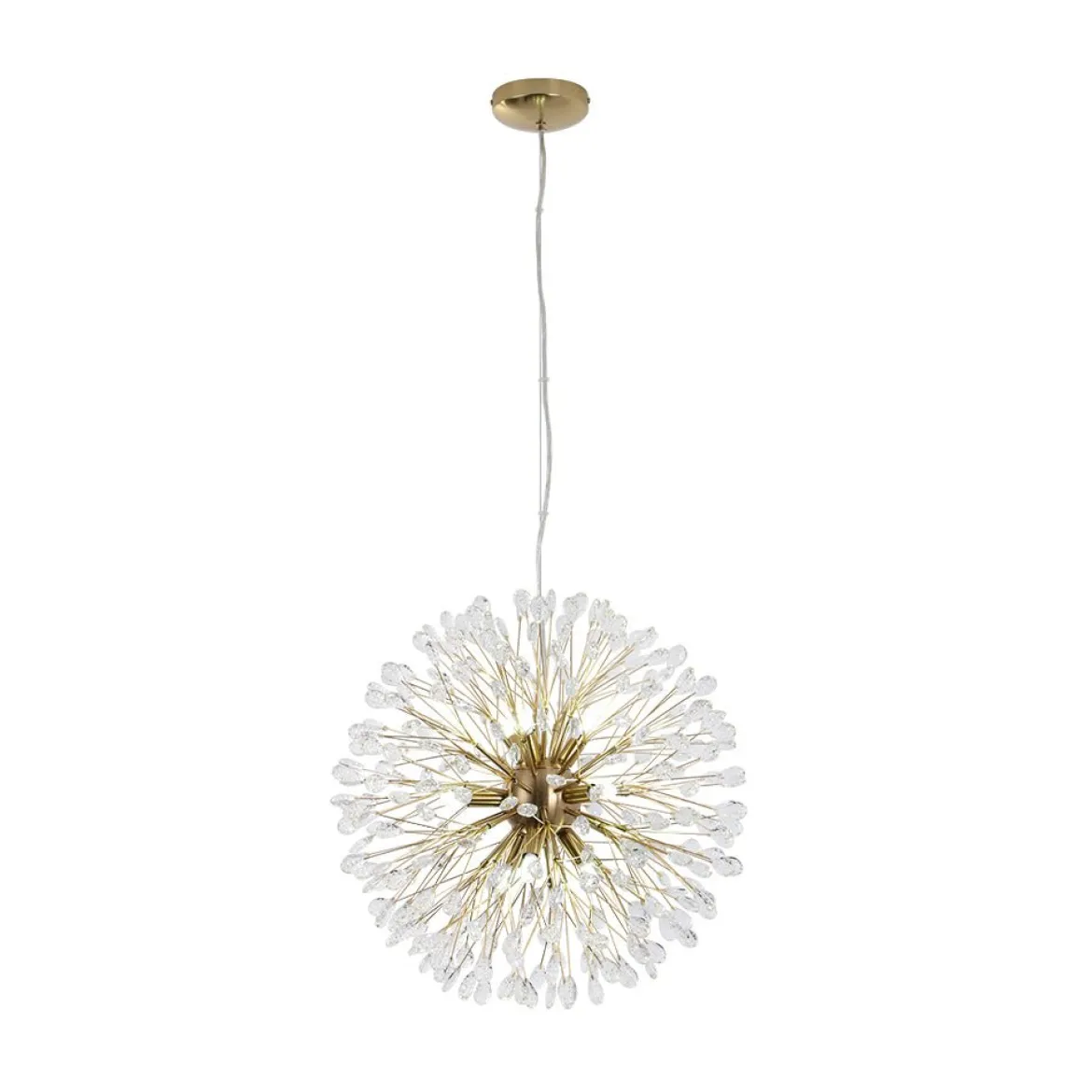 Luxury Bloom Dandelion Crystal Firework Chandelier