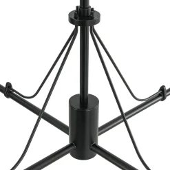Luxury 4-Light Shine Opal Glass Globe Sputnik Chandelier