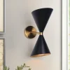 Mid-Century Modern Black Wall Sconce