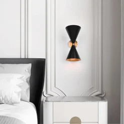 Mid-Century Modern Black Wall Sconce