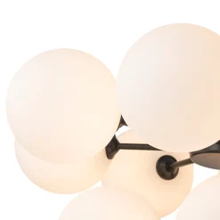 Milky Glass Cluster Bubble Chandelier