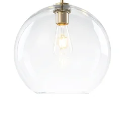 Minimalist Cluster Clear Glass Globe 3-Light Pendant
