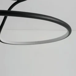 Minimalist Dimmable LED Ribbon Semi Flush Mount DIP Switch