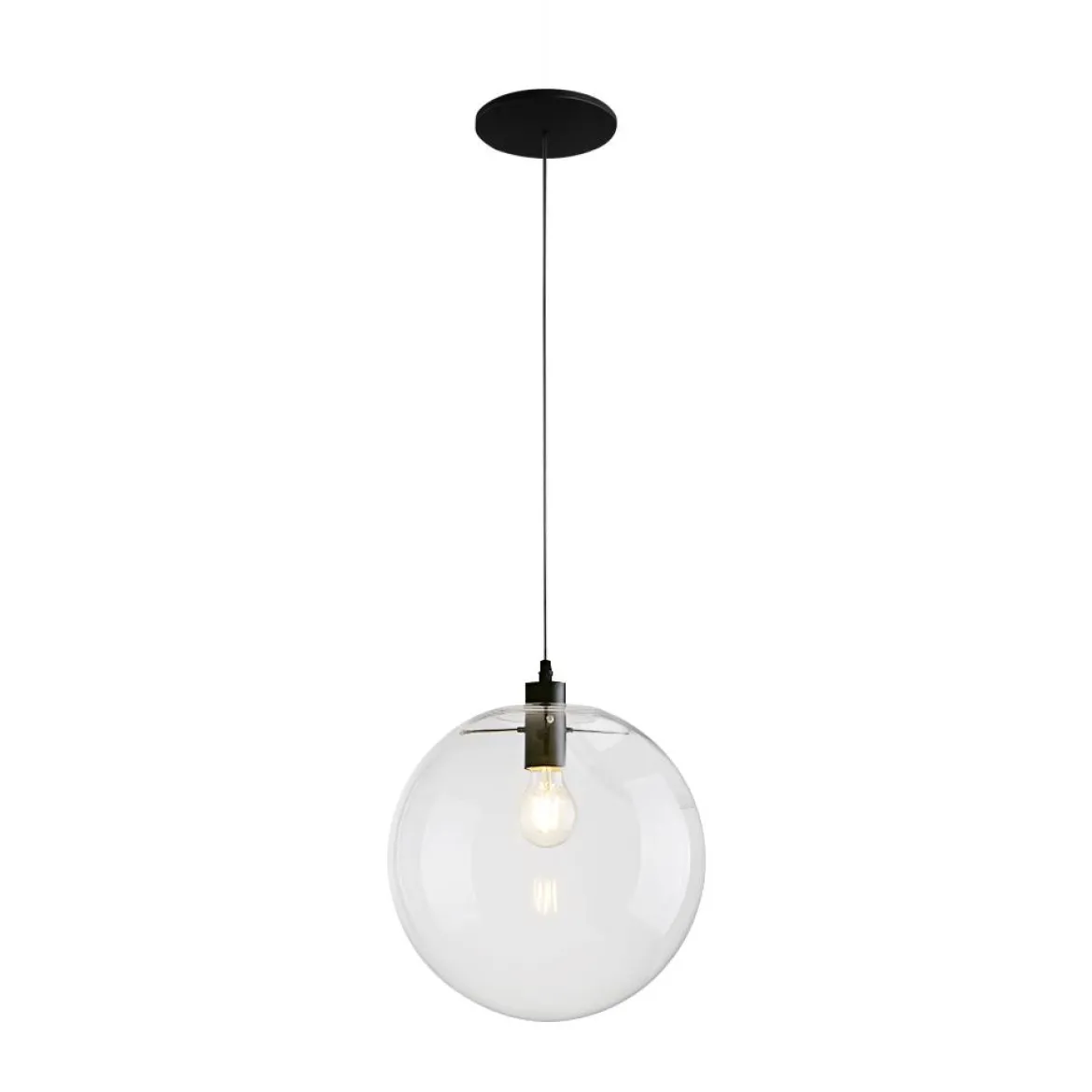Minimalist Glass Globe Pendant Light