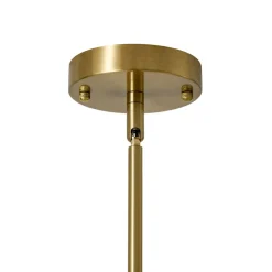 Minimalist 6-Light Metal Round Sputnik Swoop Chandelier