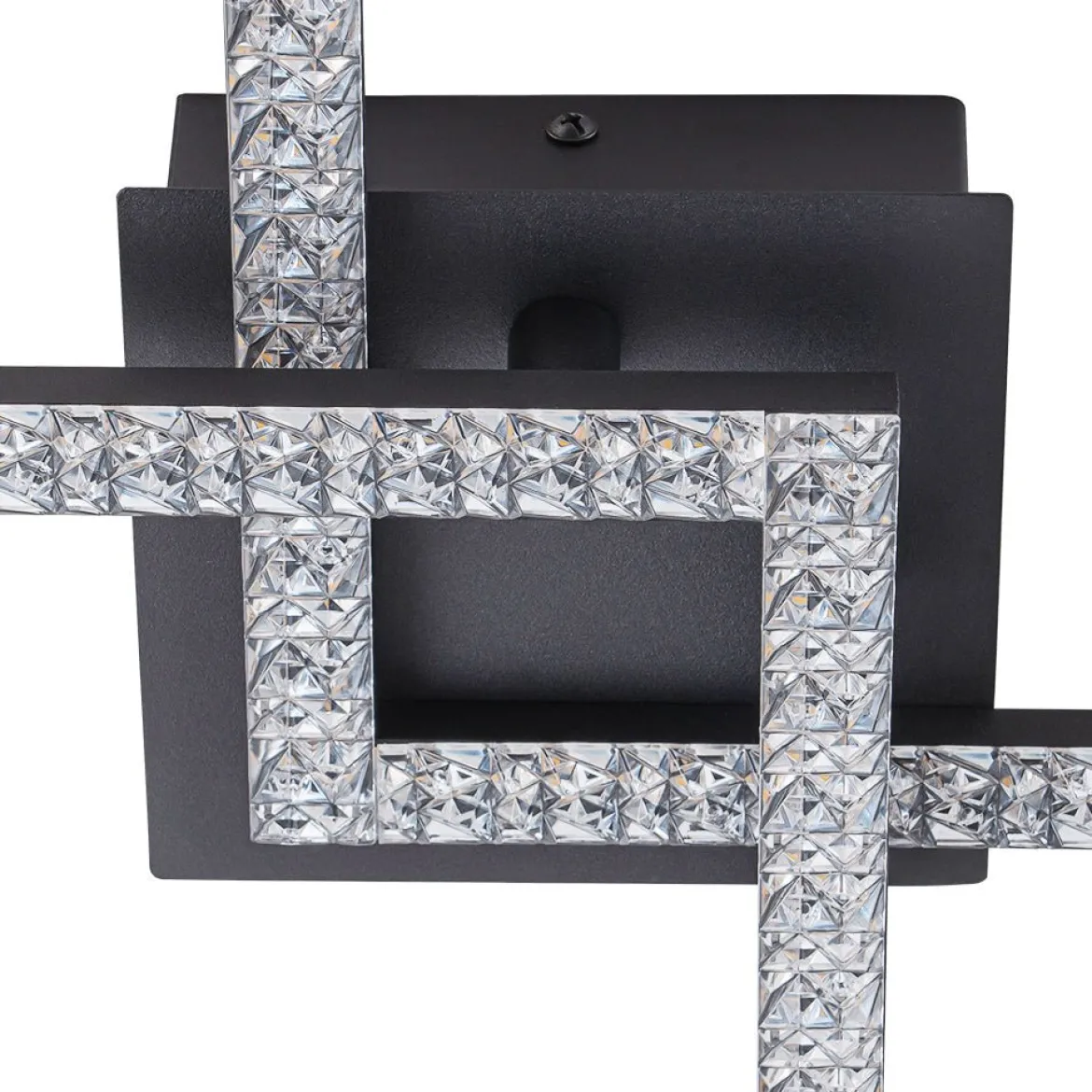 Minimalist 2-light Square Dimmable LED Semi Flush Mount