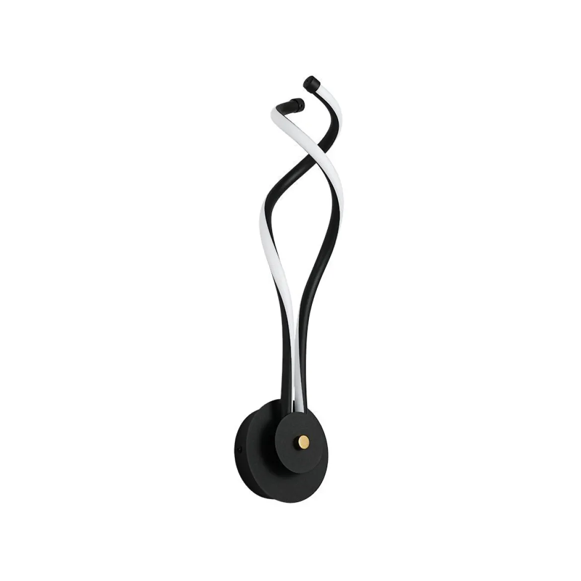 Minimalist 2-Light Twist Ribbon Dimmable LED Wall Sconce