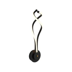 Minimalist 2-Light Twist Ribbon Dimmable LED Wall Sconce