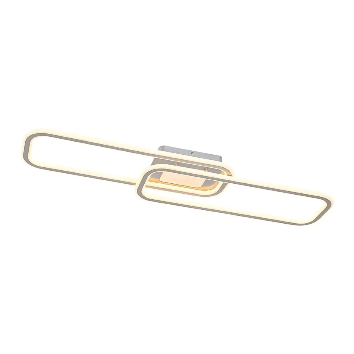 Minimalist Linear Rectangular Ring Dimmable LED Ceiling Light