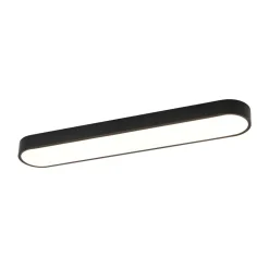 Minimalist Long Oval Dimmable LED Flush Mount Ceiling Light