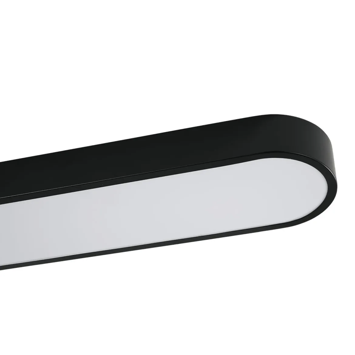 Minimalist Long Oval Dimmable LED Flush Mount Ceiling Light