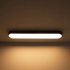 Minimalist Long Oval Dimmable LED Flush Mount Ceiling Light