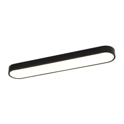 Minimalist Long Oval Dimmable LED Flush Mount Ceiling Light