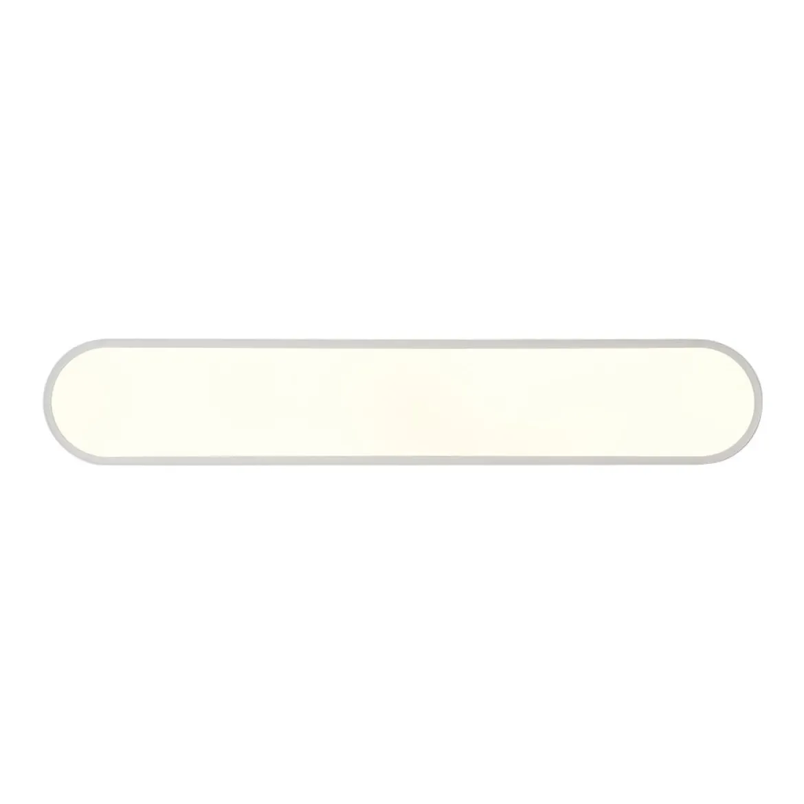 Minimalist Long Oval Dimmable LED Flush Mount Ceiling Light