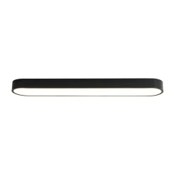 Minimalist Long Oval Dimmable LED Flush Mount Ceiling Light