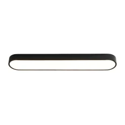 Minimalist Long Oval Dimmable LED Flush Mount Ceiling Light