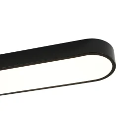 Minimalist Long Oval Dimmable LED Flush Mount Ceiling Light