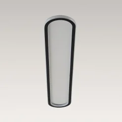 Minimalist Streamlined Oval Warm LED Ceiling Light