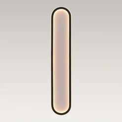 Minimalist Streamlined Oval Warm LED Ceiling Light