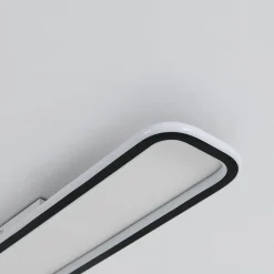 Minimalist Streamlined Rectangular Warm LED Ceiling Light