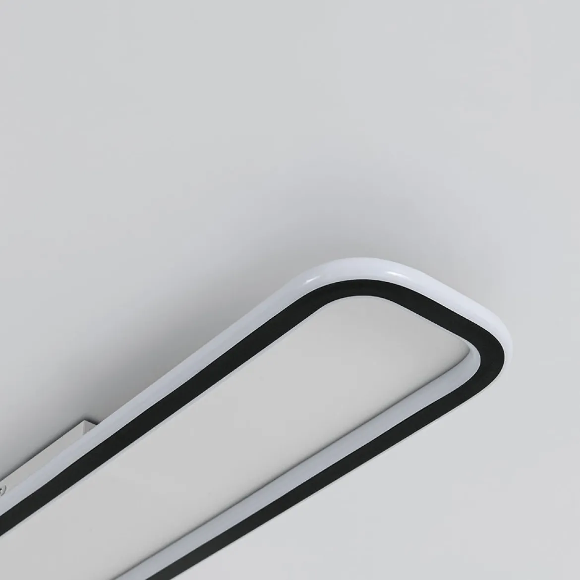 Minimalist Streamlined Rectangular Warm LED Ceiling Light