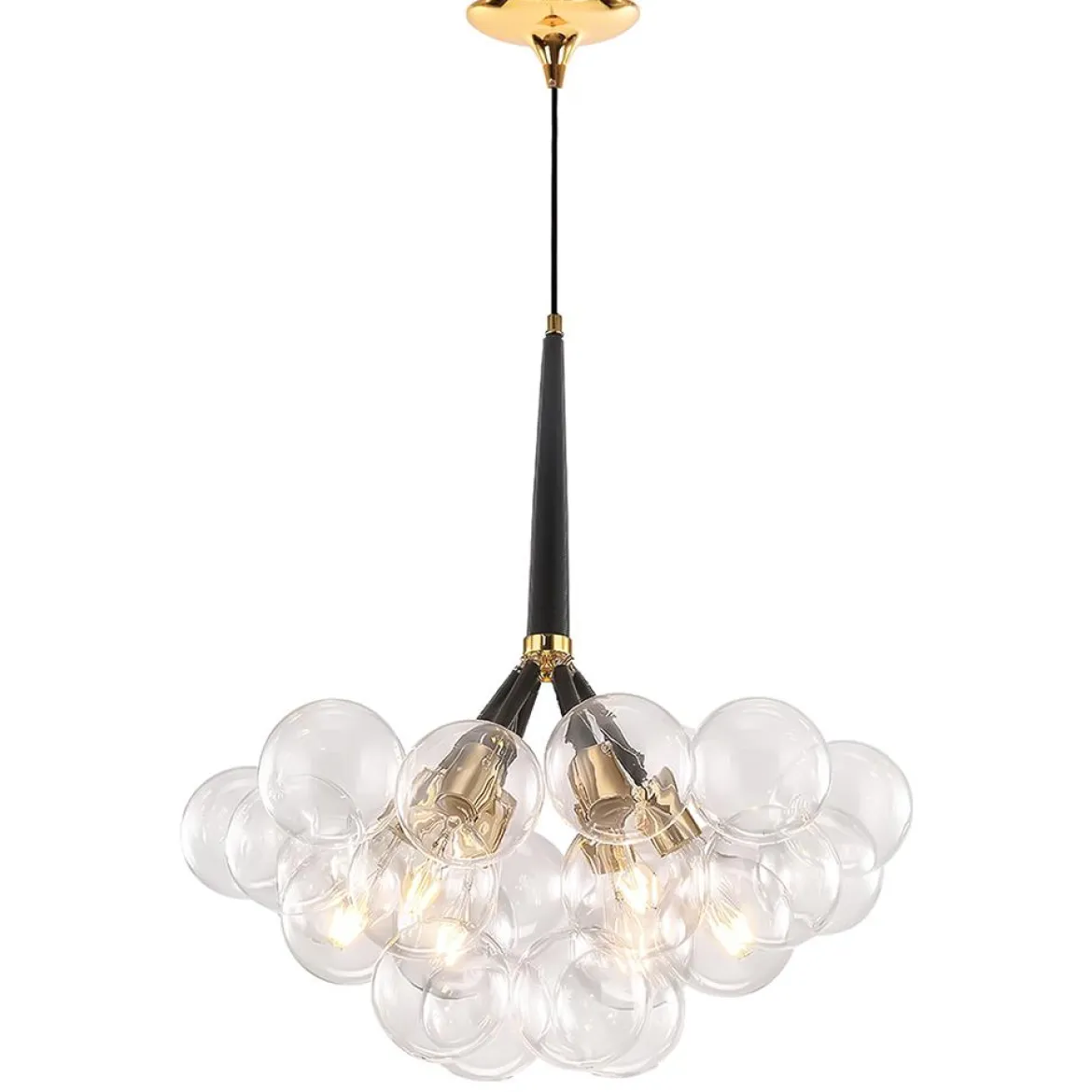 Modern Cluster Glass Bubble Chandelier