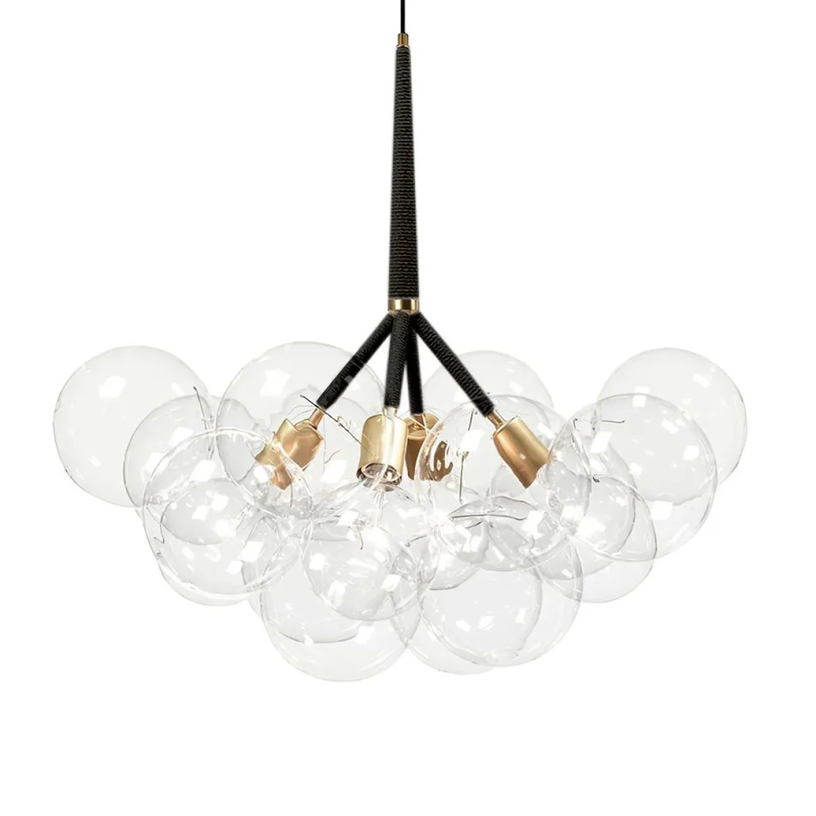 Modern Cluster Glass Bubble Chandelier