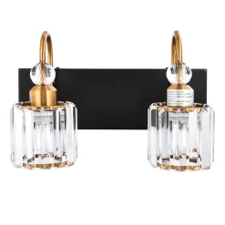 Modern Crystal Vanity Wall Sconce