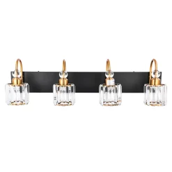 Modern Crystal Vanity Wall Sconce