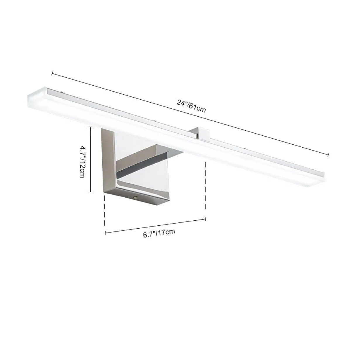 Modern Dimmable LED Bathroom Vanity Wall Sconce