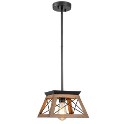 Modern Farmhouse Geometric Lantern Pendant Light