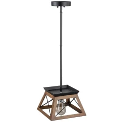 Modern Farmhouse Geometric Lantern Pendant Light