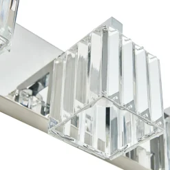 Modern Glam Crystal Bathroom Vanity Wall Lamp
