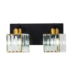 Modern Glam Crystal Bathroom Vanity Wall Lamp