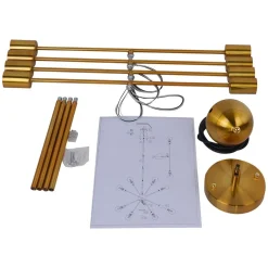 Modern Globe Linear Sputnik Chandelier