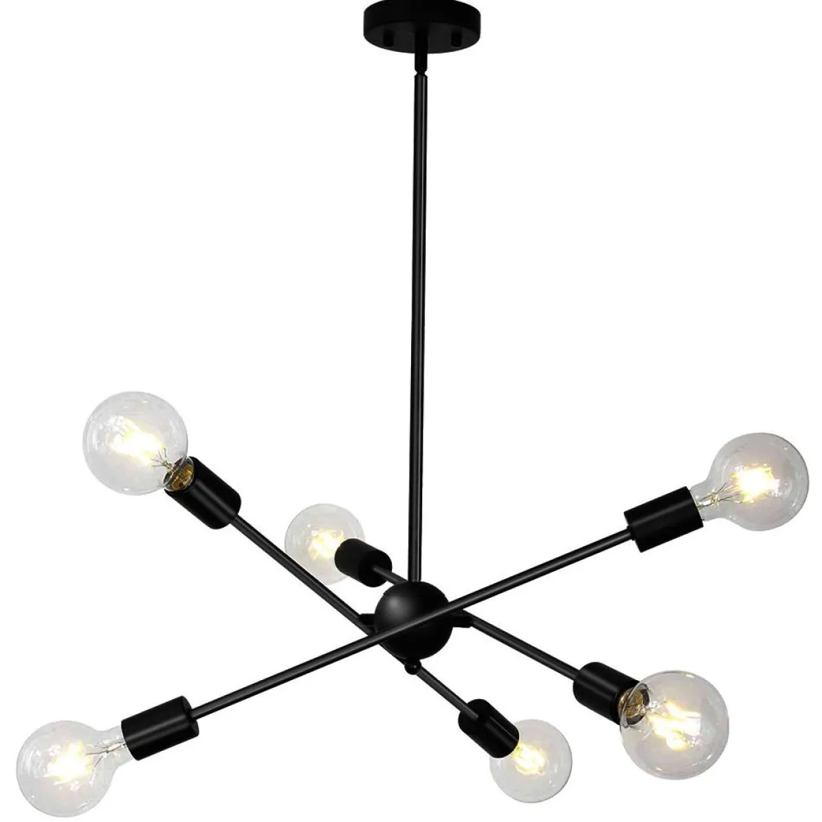 Modern Globe Linear Sputnik Chandelier
