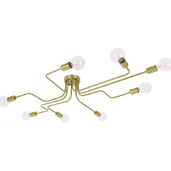 Modern Industrial Semi Flush Sputnik Light