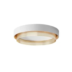 Modern LED Iron Mesh Circular Flush Mount Light