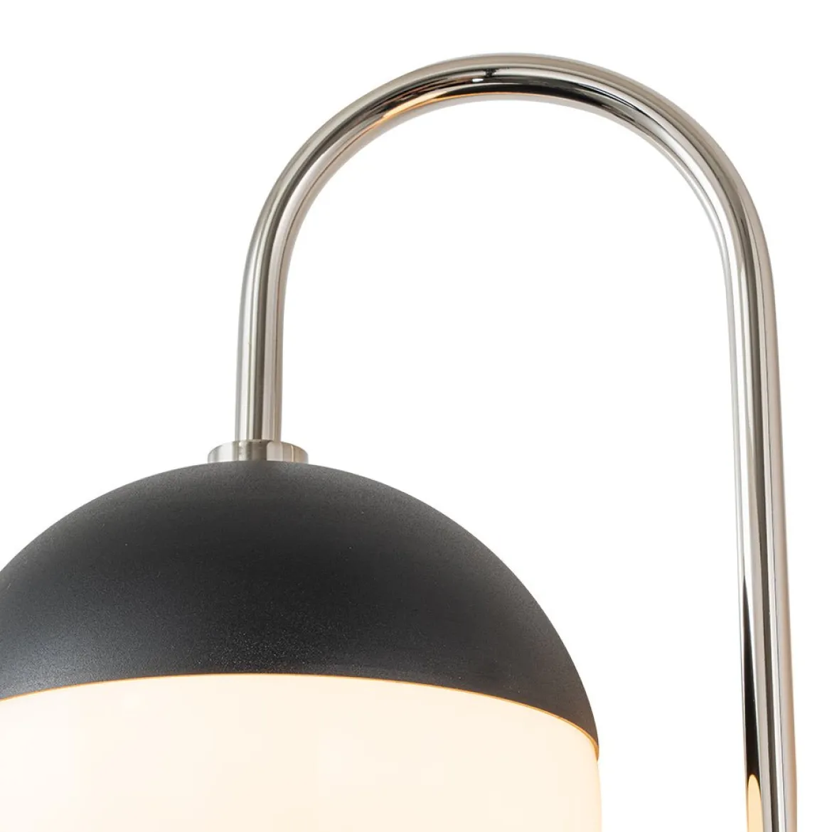 Modern 2-Light Double Goose Arm Globe Wall Sconce