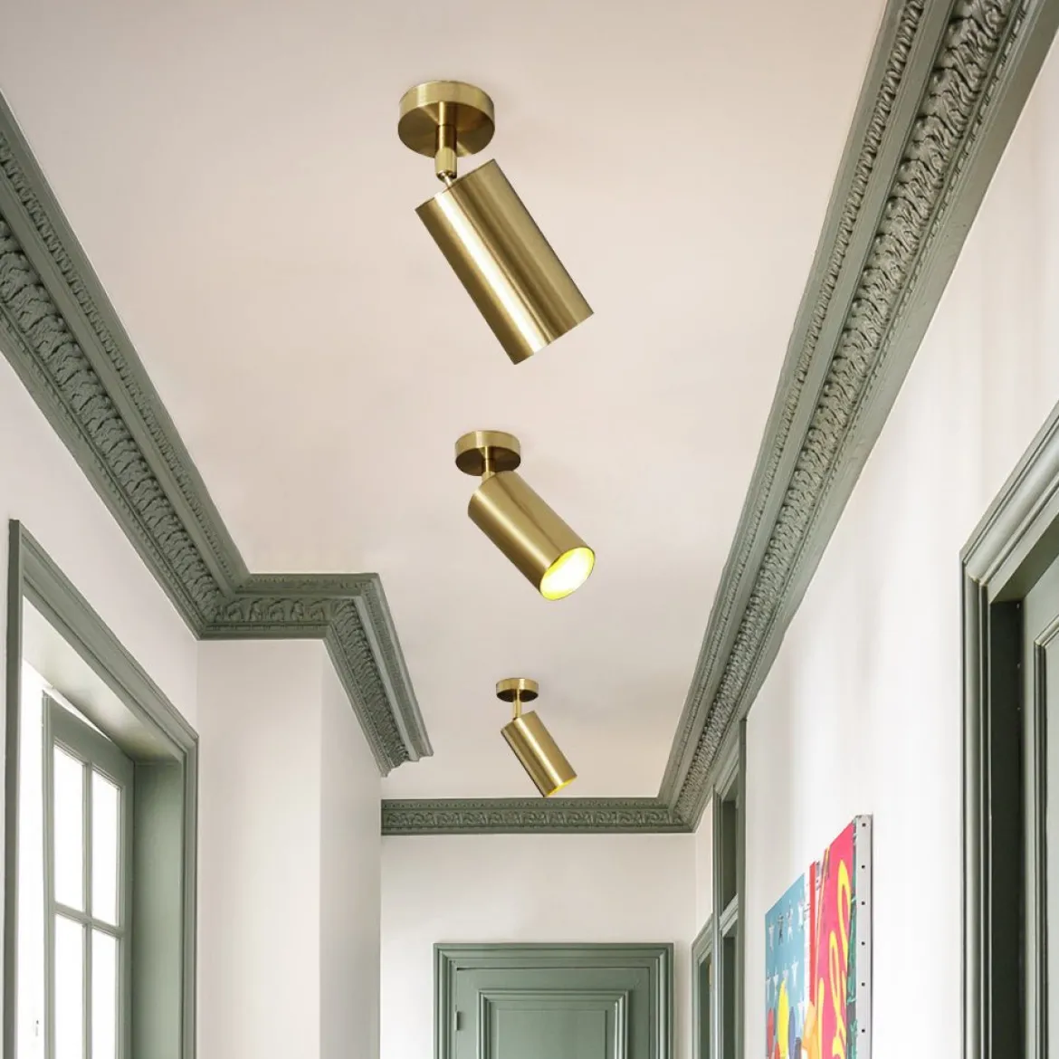 Modern 1-Light GU10 Adjustable Ceiling Spot Light Track Light