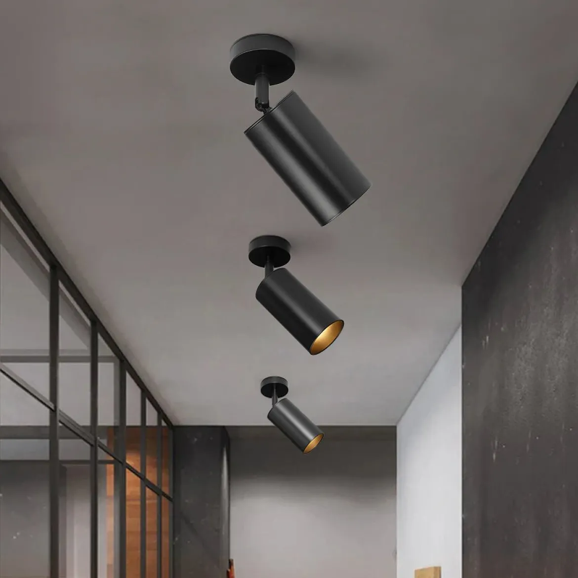 Modern 1-Light GU10 Adjustable Ceiling Spot Light Track Light