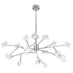 Modern Mid-century Glam Branch Crystal Sputnik Chandelier